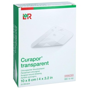 CURAPOR Wundverband steril transparent 8x10 cm Produktbild