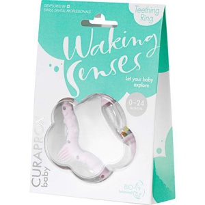 CURAPROX Baby Beißring 0-24 Mon.rosa Produktbild