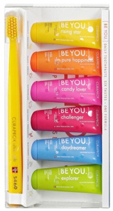 Curaprox BeYou tannkrem 6 smaker + 1 tannbørste 1 sett produktbilde