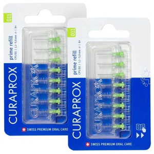 Curaprox CPS 011 prime Interdentalbürsten Refill, 2x8 St Zahnbürste Produktbild