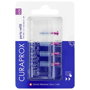 Curaprox CPS 406 Perio Refill 4 stk. Pink produktbillede