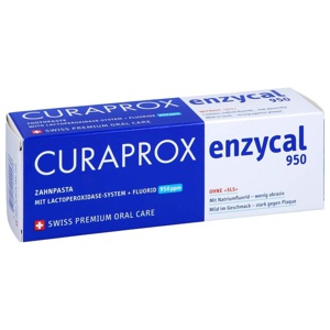 CURAPROX enzycal 950 Fluorid extra milde Zahnpasta 75 ml Zahnpasta Produktbild