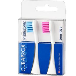 Curaprox Hydrosonic Sensitive refill Blå Rosa 2 st produkt bild