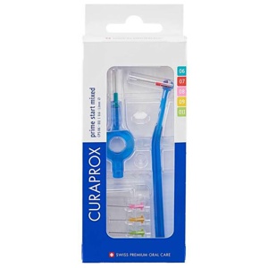 Curaprox Interdental Set Cps mixed 1x 06 - 011 5 Bürstchen+ 2 St Halter, 1 P Zahnbürste Produktbild