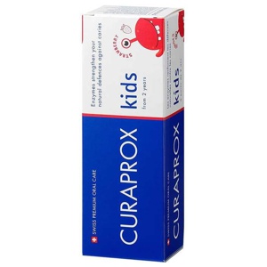 CURAPROX kids Zahnpasta Erdbeere ab 2 Jahren 60 ml Zahnpasta Produktbild