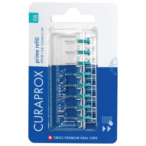 Curaprox Mellomromsbørste Refill, 0,6 mm / 2,2 mm, 8 stk. produktbilde
