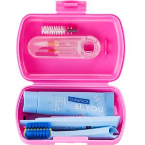 Curaprox Ortho Travel Set rosa produkt bild