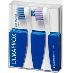 Curaprox hydrosonic pro borsthuvud power blå/violet 2 st. 1 st produkt bild