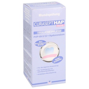 CURASEPTHAP ADS TÄGLICHE PFLEGE Mundspülung 200 ml Flaschen Produktbild