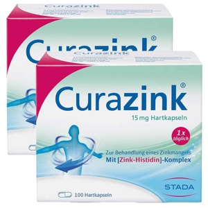 Curazink Hartkapseln, 2x100 St Hartkapseln Produktbild