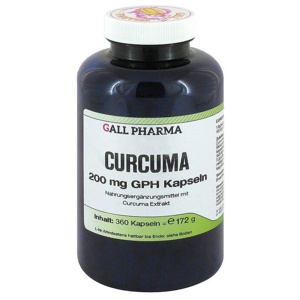 Curcuma 200 mg Kapseln, 360 St Kapseln Produktbild