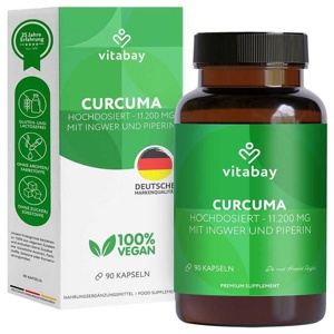 Curcuma Extrakt 95% Curcuminoid+piperin+ingwer Kps Produktbild