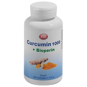 CURCUMIN 1000+Bioperin Berco Tabletten Produktbild