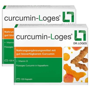 Curcumin-loges Kapseln, 2x120 St Kapseln Produktbild