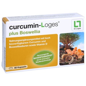 Curcumin-Loges plus Boswellia Kapseln, 60 St Kapseln Produktbild