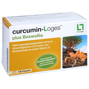 Curcumin-Loges plus Boswellia Kapseln, 120 St Kapseln Produktbild