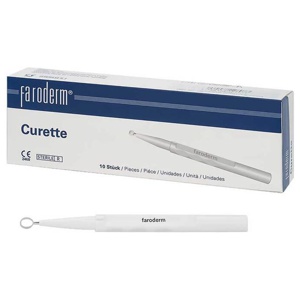 Curette Faroderm 4 mm, 10 St n.v. Produktbild