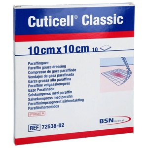 CUTICELL Classic Wundgaze 10x10 cm Produktbild