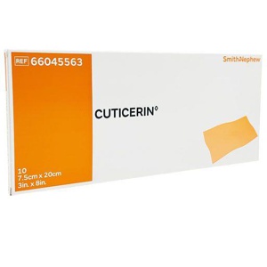 CUTICERIN 7,5x20 cm Gaze m.Salbenbeschichtung Produktbild