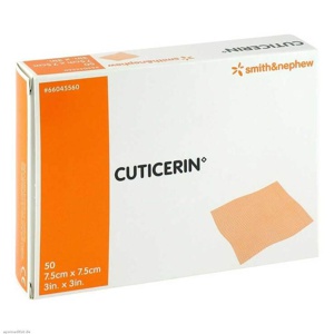CUTICERIN 7,5x7,5 cm Gaze m.Salbenbeschichtung Produktbild
