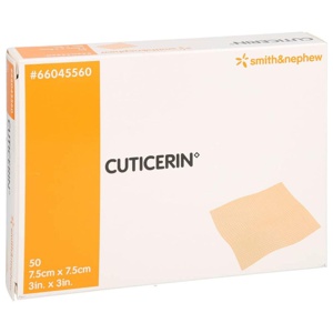 CUTICERIN 7,5x7,5 cm Gaze m.Salbenbeschichtung Produktbild