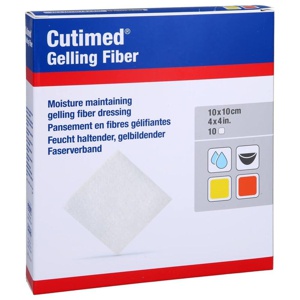 CUTIMED Gelling Fiber Kom.10x10 cm Hydrofaserverb. Produktbild