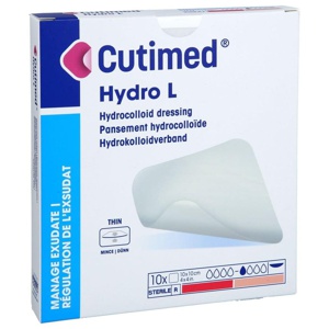 CUTIMED Hydro L Hydrokolloidverb.dünn 10x10 cm Produktbild