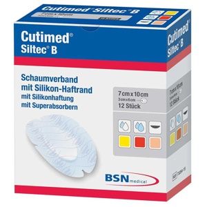 CUTIMED Siltec B Schaumverb.7x10 cm oval Produktbild