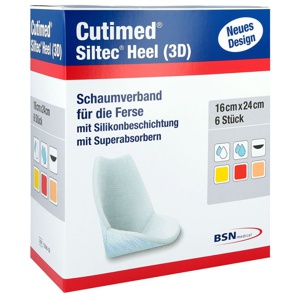 Cutimed Siltec Heel 3d 16x24 cm Kompressen Produktbild