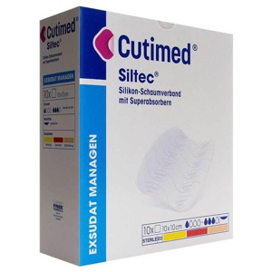 CUTIMED Siltec Schaumverb.10x10 cm sanft haftend Produktbild