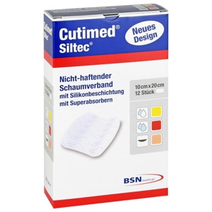 CUTIMED Siltec Schaumverb.10x20 cm nicht haftend Produktbild