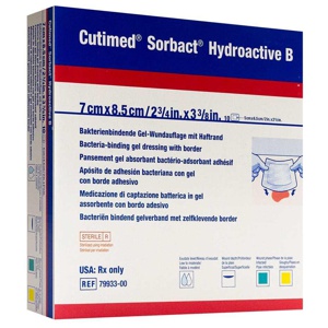 CUTIMED Sorbact Hydroactive B Gel-V.7x8,5 cm haft. Produktbild