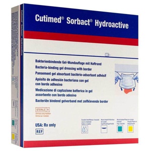 CUTIMED Sorbact Hydroactive Kompressen 7,5x7,5 cm Produktbild