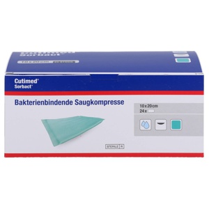 Cutimed Sorbact Saugkompressen 10x20 cm Produktbild