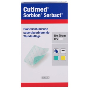 Cutimed Sorbion Sorbact Wundauflage 10x20 cm Produktbild