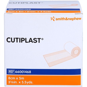 CUTIPLAST 8 cmx5 m Wundverband im Spender 1 Packung Verband Produktbild