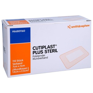 CUTIPLAST Plus steril 5x7 cm Verband Produktbild