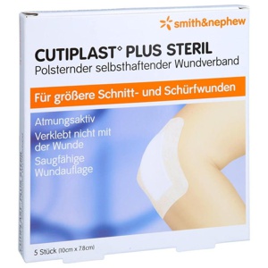 CUTIPLAST Plus steril 7,8x10 cm Verband Produktbild