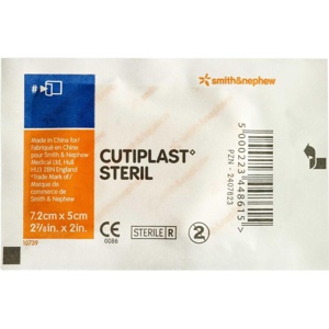 Cutiplast Steril 7,2 x 5 cm 1 stk. produktbillede
