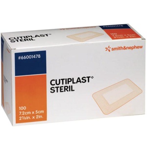 Cutiplast Steril Bandasje 7,2x5cm 100 stk produktbilde