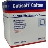 CUTISOFT Cotton Kompr.10x10 cm ster.12fach Produktbild