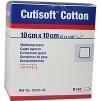 CUTISOFT Cotton Kompr.10x10 cm steril Produktbild