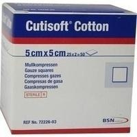 CUTISOFT Cotton Kompr.5x5 cm steril Produktbild