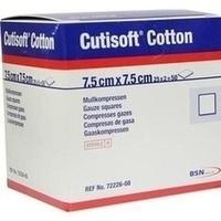 CUTISOFT Cotton Kompr.7,5x7,5 cm ster.12fach Produktbild