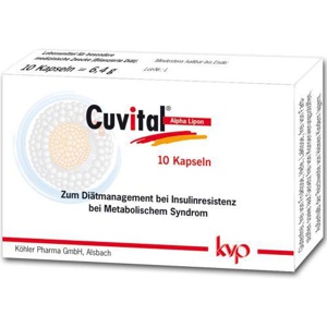 CUVITAL Alpha Lipon Kapseln Produktbild