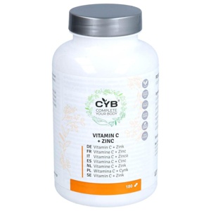 Cyb Vitamin C und Zink hochdosiert vegan Tabletten Produktbild