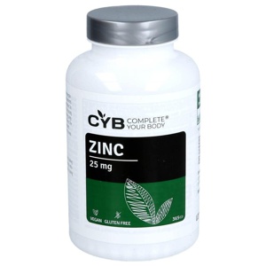 Cyb Zink 25 mg hochdosiert vegan Tabletten Produktbild