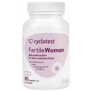 Cyclotest fertile woman Mikronährstoffe Kapseln, 90 St Kapseln Produktbild