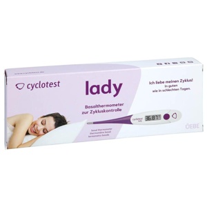 CYCLOTEST lady Basalthermometer Produktbild