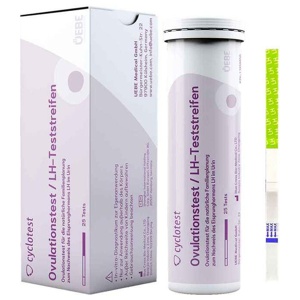 Cyclotest Ovulationstest LH-Teststreifen Produktbild